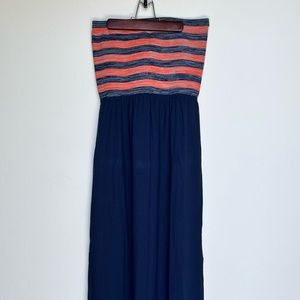 Strapless maxi dress by Rachel Roy